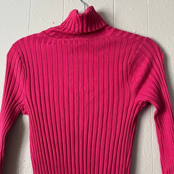 It's Our Time Turtleneck Sweater Small Y2K Early 2000s Barbiecore Girly Preppy - Picture 7 of 12